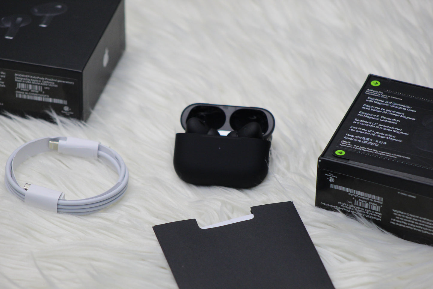 Apple AirPods Pro 2nd Gen Matte black With ANC + Free Case