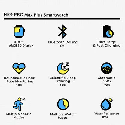 HK9 Pro Max Plus Smart watch