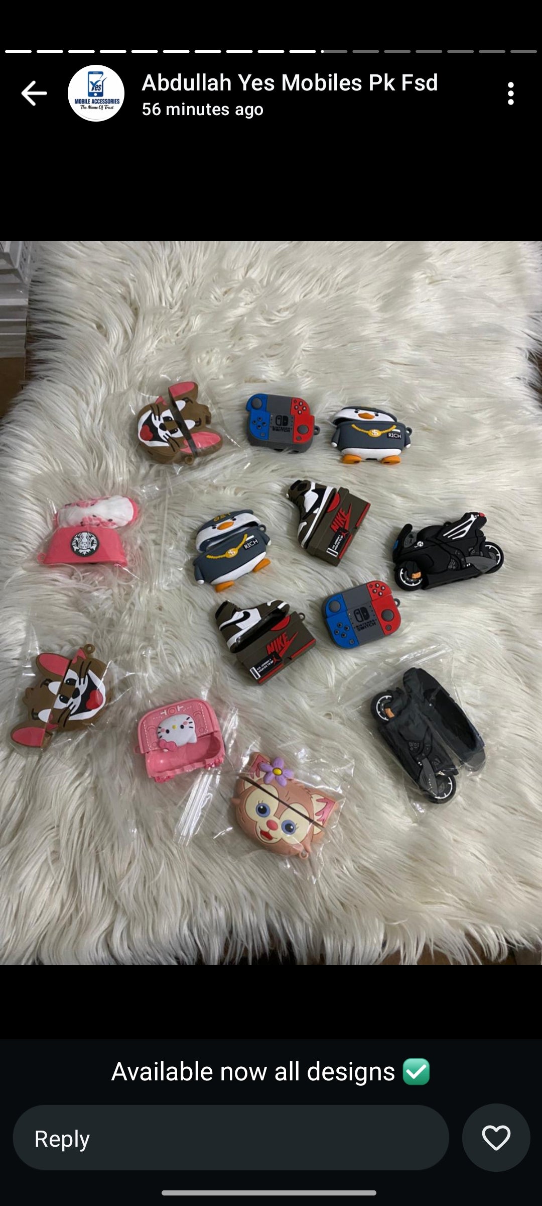 2 Pieces of Pro 2 Airpods with fancy covers (Best Deal Ever)